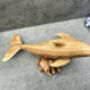 30cm Hand Carved Playful Dolphin Figurine Home Decor, thumbnail 5 of 12