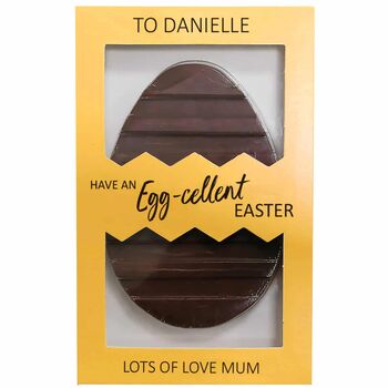 Personalised Eggcellent Chocolate Easter Eggs Card, 3 of 4