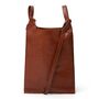 Two Way Carrier Tote Leather Shoulder Bag Tan Brown, thumbnail 2 of 4