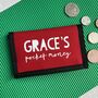Personalised Stocking Filler Children's Pocket Money Wallet, thumbnail 3 of 4