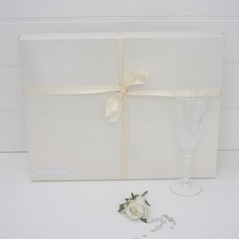 Bride's Personalised Cosmetic Oilcloth Bag, 2 of 2