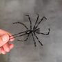 Handmade Spider Hair Pin In Black, thumbnail 8 of 9