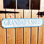 Personalised Grandad's Street Sign, thumbnail 1 of 2
