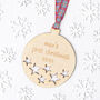 Personalised First Christmas Starry Christmas Bauble, thumbnail 2 of 7