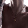 Forbidden Pineapple Pendant In Silver And Gold, thumbnail 4 of 6