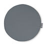 Circular Round Garden Outdoor Seat Pads Plain Grey 38cm, thumbnail 1 of 4