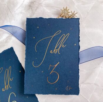 Navy Celestial Table Numbers, 3 of 10