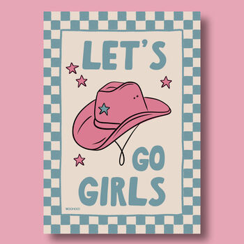 Let's Go Girls Cowgirl Print, 5 of 8