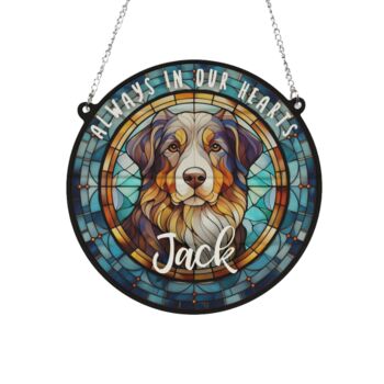 Bernese Mountain Dog Memorial Suncatcher, 4 of 5