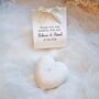 Personalised Wedding Favours Hearts Candles, thumbnail 2 of 6
