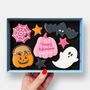 Personalised Spooky Halloween Letterbox Iced Cookies, thumbnail 1 of 10