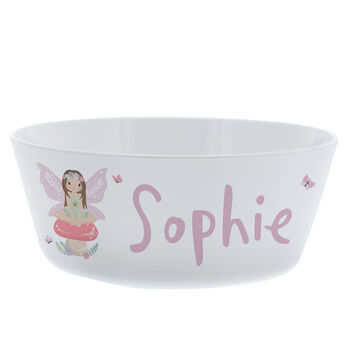 Personalised Toadstool Fairy Plastic Bowl, 4 of 4