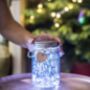 Christmas Sparkle Firefly Jam Jar Light, thumbnail 1 of 2