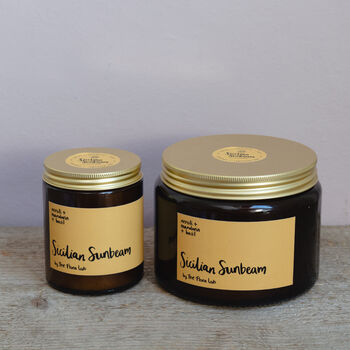 Sicilian Sunbeam Citrus Hand Poured Natural Wax Candle, 5 of 8