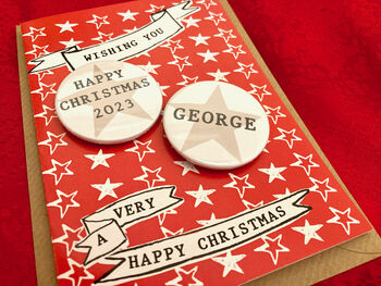 Personalised Mini Magnets Christmas Card, 2 of 4