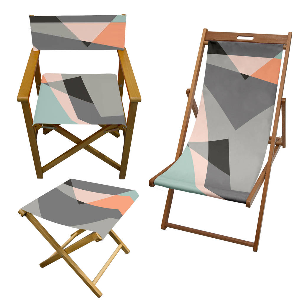 geo garden directors chair by more by design