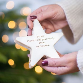 Personalised Wooden Star Keepsake For Mum, 2 of 12