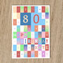 Personalised 80th Birthday Card Age And Name 1945, thumbnail 9 of 10