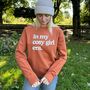 Personalised 'In My Cosy Girl Era' Autumn Sweatshirt, thumbnail 1 of 6