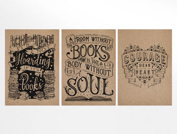 Typography Quote Postcards, 3 of 5