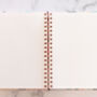 Bloom Blush Notebook/ Personalised Notebook/ Gift, thumbnail 8 of 9