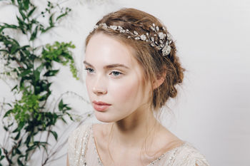 Bohemian Grecian Style Wedding Hairvine Cora, 7 of 9