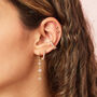 Mimi Pink Gold Original Huggie Earrings, thumbnail 2 of 2