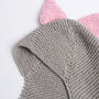 Baby Dinosaur Hooded Blanket Easy Knitting Kit, thumbnail 7 of 10