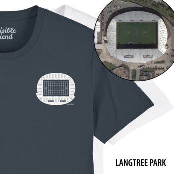 Rugby League Stadium Organic Cotton T Shirt, 9 of 12