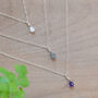 Moonstone Sterling Silver Necklace, thumbnail 4 of 6