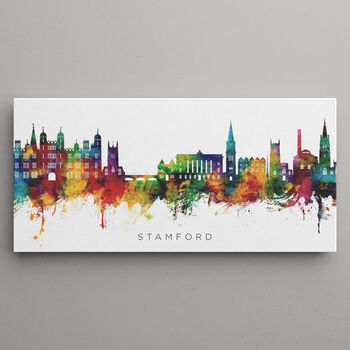 Stamford Skyline Cityscape Art Print, 2 of 12