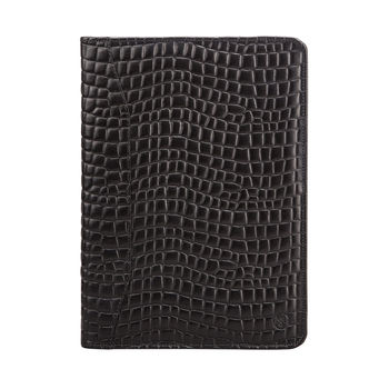 Luxury Leather A4 Conference Folder.'The Dimaro Croco', 4 of 9