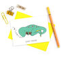 Dino Snore Dinosaur Father's Day Greeting Card, thumbnail 1 of 3