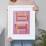 Personalised Typography Word Art Print 'Use Any Words', thumbnail 4 of 8