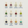 Birthstone Necklace With Initial And Real Diamonds, thumbnail 4 of 12