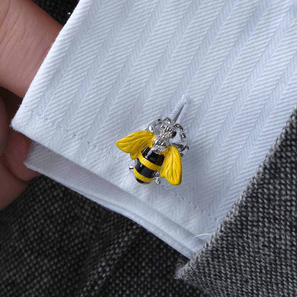 Image of Bumble Bee Cufflinks