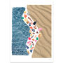Beach, Water, Shell Abstract Print, thumbnail 4 of 8