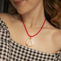 Beach Rope And Shell Necklace, thumbnail 2 of 6