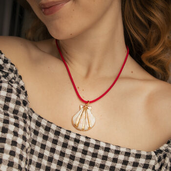 Beach Rope And Shell Necklace, 2 of 6