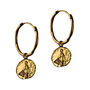 Aethra Gold Earrings, thumbnail 2 of 8