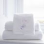 Butterflies Personalised Como Towel, thumbnail 1 of 2