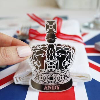 Coronation Party Personalised Place Settings, 8 of 10