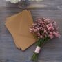 Champagne And Wildflowers New Year Card With Envelope, thumbnail 3 of 5