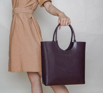 Genuine Leather Tote, 10 of 10