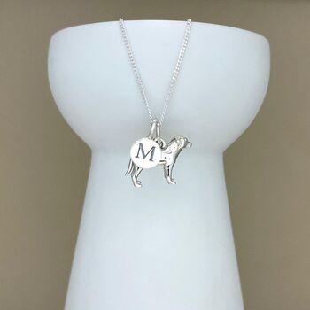 Personalised Labrador Sterling Silver Necklace, 2 of 5