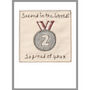 Personalised Silver Medal Congratulations Card, thumbnail 3 of 10