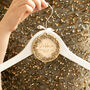 Personalised Christmas Wedding Hanger Charm, thumbnail 1 of 5
