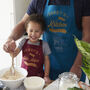 Personalised Twinning Daddy And Me Set Of Aprons, thumbnail 1 of 4