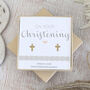 Yellow Gold Christening Earrings – ‘On Your Christening’v, thumbnail 1 of 4