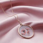 Sterling Silver Round Glass Locket Necklace, thumbnail 4 of 9